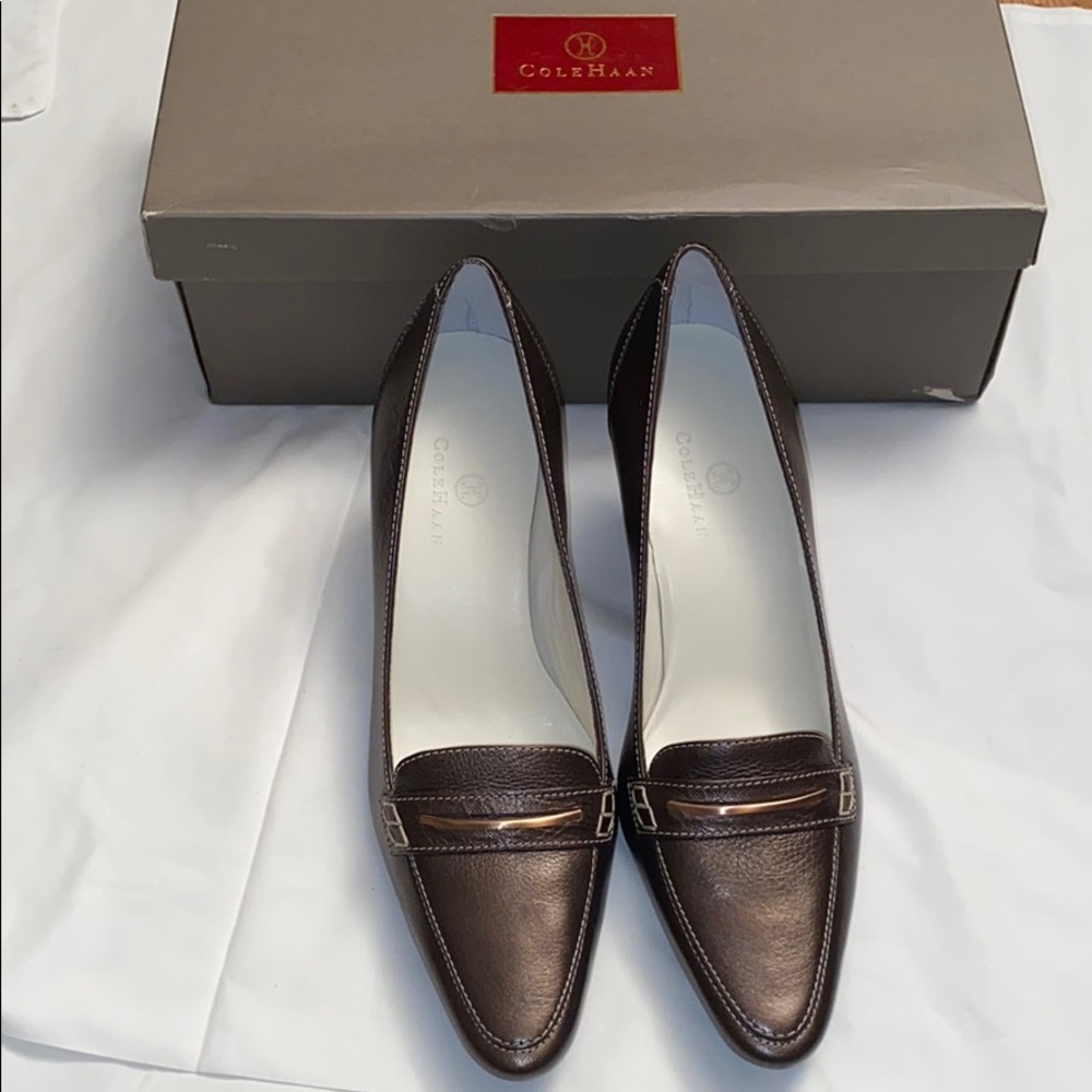 Cole Haan Inger pump nut deer print 8.5 New in box